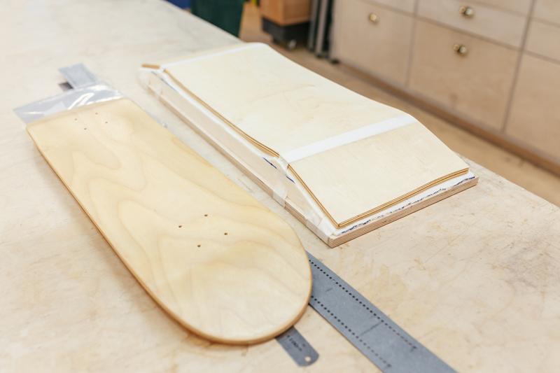 Shaping, Gluing, and Molding Skateboard