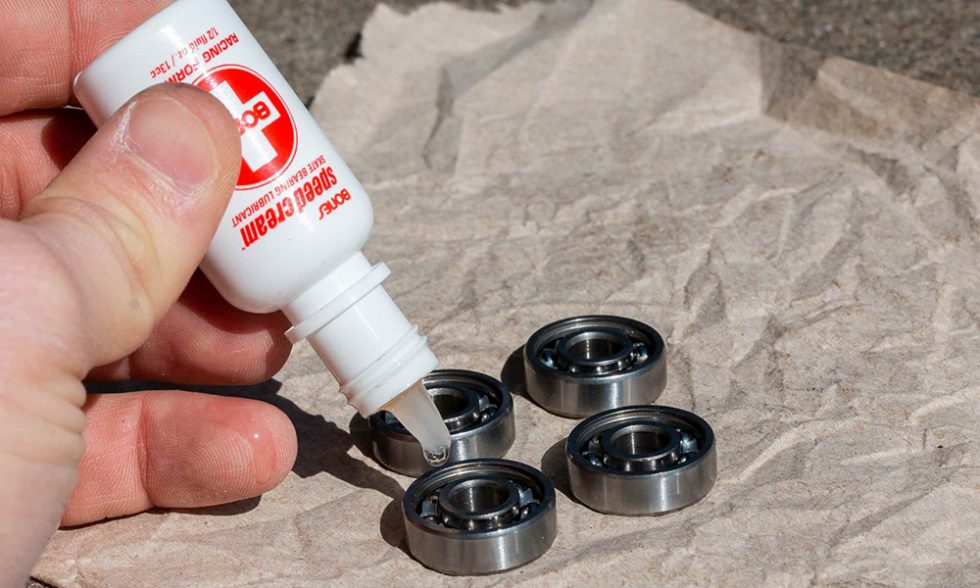 What can I use to lubricate skateboard bearings?